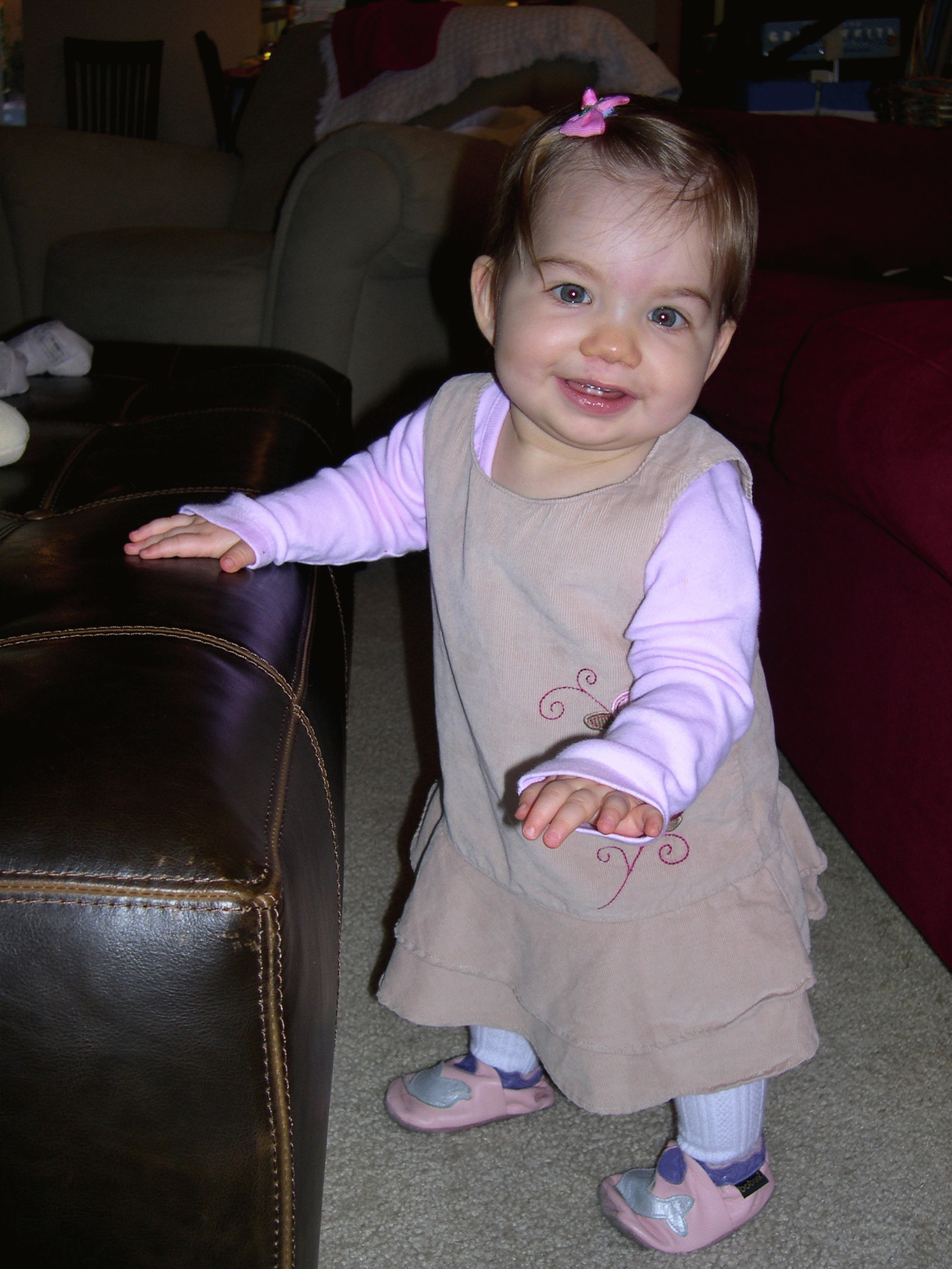 Lily stands